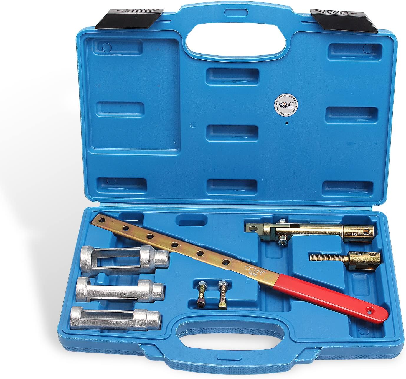 8PC Universal Valve Spring Compressor Stem Seal Change Tool Set 8V, 12V, 16V Engines